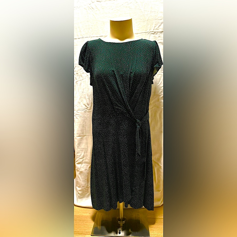 LOFT Faux-wrap Midi Dress